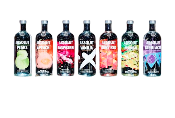 ABSOLUT - FLAVOURS -Case
